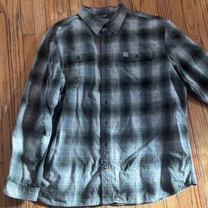 Carhartt Forest Plaid Long Sleeve Shirt